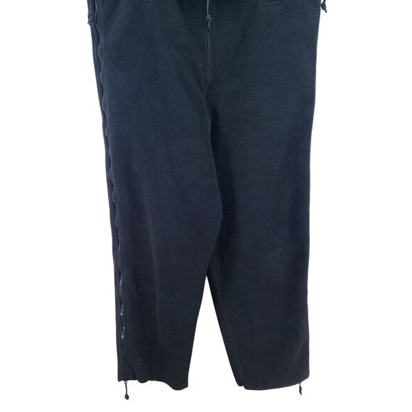 Polartec X-Large Long Black Overalls Cold Weather Synthetic Fleece Polyester - Picture 5 of 10